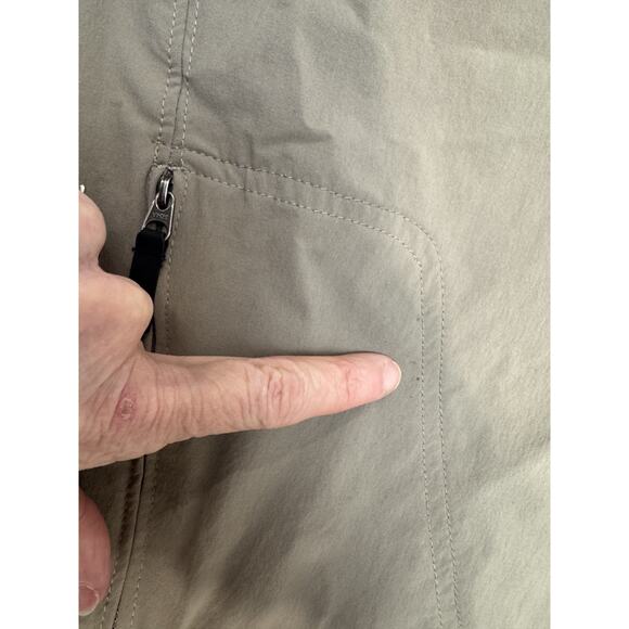 Mountain Hardware Capri Pant Brown Hiking Cropped Women Quick Dry Size 8 - Picture 5 of 15